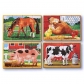 Продукт Melissa and Doug 4 в 1 Животни от фермата - Дървен пъзел  - 5 - BG Hlapeta